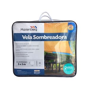 Vela Sombreadora Cuadrada de 5x5 Beige