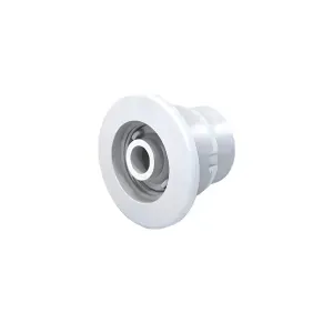 Retorno Embutir Aro Blanco 2"He - 1 1/2" Hi  Vulcano