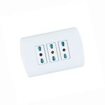 Toma Corriente Triple 10/16A Aris Pro Compac Emb. Mec MEC-1774032161565
